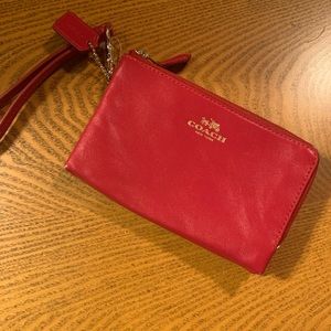 Red Coach Women’s Wallet
